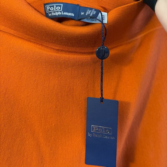 Polo Ralph Lauren Burnt Orange High Waisted A-Line Skirt Wool Blend - Picture 3 of 7